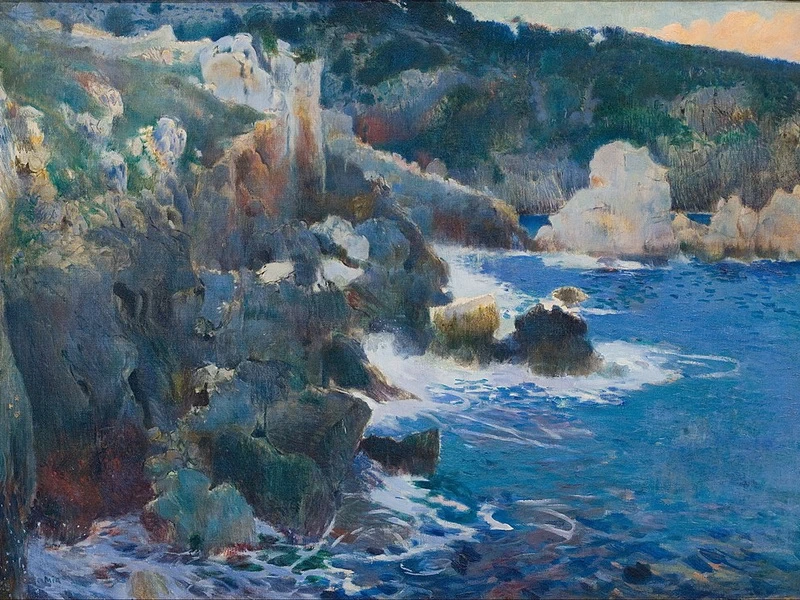 1873-Joaquín Mir y Trinxet - Cala Incantata (Maiorca)